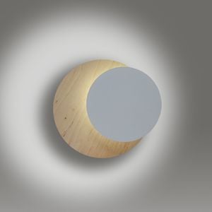 Kinkiet Emibig Lampa ścienna biała Emibig CIRCLE 971/1 1