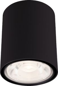 Lampa sufitowa Nowodvorski Oprawa natynkowa tuba czarna Nowodvorski EDESA LED BLACK M ledowa 9107 1