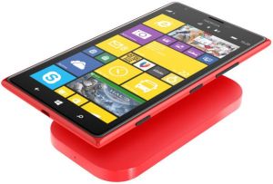 Powerbank Nokia DC-50 Indukcyjna, Standard Qi, 2400 mAh, Czerwony 1