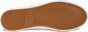 Ombre Buty męskie trampki T343 - białe 43 5