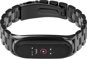 Tech-Protect Bransoleta stalowa Mi Smart Band 5 czarna 2