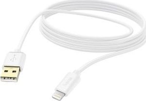 Kabel USB Hama USB-A - Lightning 3 m Biały (001872070000) 1