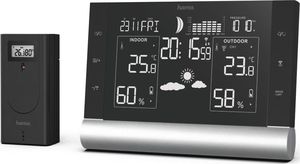 Stacja pogodowa Hama Stacja pogody Line Plus Czarna 4