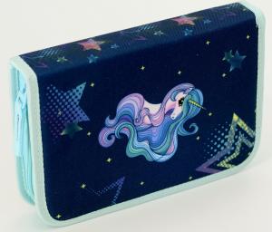 Piórnik Hama z wyposażeniem Rainbow Unicorn granatowy 3