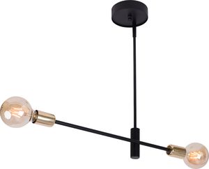 Lampa sufitowa Sigma Czarna lampa sufitowa do jadalni Sigma Onyx 31924 1