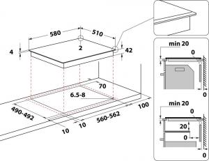 Płyta grzewcza Whirlpool AKT 8130 BA 2