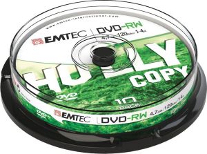 Emtec DVD-RW 4.7 GB 4x 10 sztuk (ECOVRW47104CB) 1