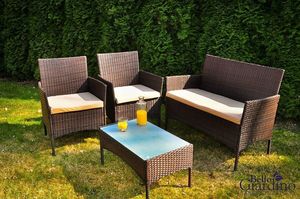 Bello Giardino Zestaw mebli ogrodowych Bello Giardino Comodo, brązowy 4