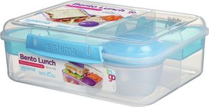 Sistema Užkandžių dėžutė Sistema® Bento Lunch To Go ™, 1,65 l 1