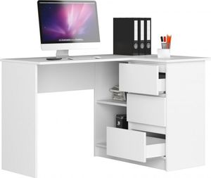 Biurko Nore B16 Białe 124.5 cm x 85 cm 2