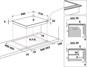 Płyta grzewcza Whirlpool AKT 8210 LX 2