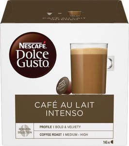 Nescafe NESCAFE DOLCE GUSTO Café au Lait Intenso 16 kapsulių, 160g 1