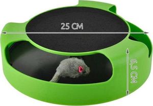 Zabawka dla kota - kółko z myszką 9