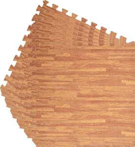 vidaXL Maty podłogowe, 6 szt., wzór drewna, 2,16 , pianka EVA 4