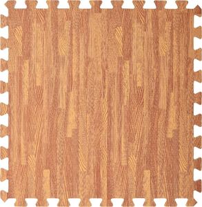 vidaXL Maty podłogowe, 6 szt., wzór drewna, 2,16 , pianka EVA 5
