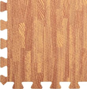 vidaXL Maty podłogowe, 6 szt., wzór drewna, 2,16 , pianka EVA 8