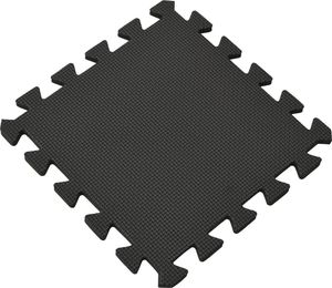 vidaXL Maty podłogowe, 54 szt., 4,86, pianka EVA, czarne 2