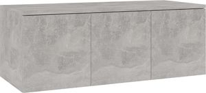vidaXL Szafka pod TV, szarość betonu, 80x34x30 cm, płyta wiórowa 2