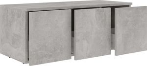 vidaXL Szafka pod TV, szarość betonu, 80x34x30 cm, płyta wiórowa 5