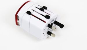 Omega Adapter podróżny 4 w 1+ 2 porty USB (42010) 3