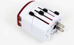 Omega Adapter podróżny 4 w 1+ 2 porty USB (42010) 5