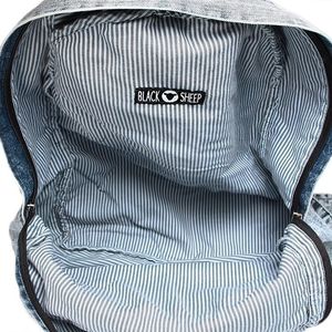 Black Sheep Plecak marmurkowy jeans Black Sheep STONE2 5