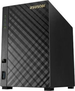 Serwer plików Asus Asus Asustor Tower NAS AS1002T v2 up to 2 HDD, Marvell, ARMADA-385, Processor frequency 1.6 GHz, 0.512 GB, Black 1