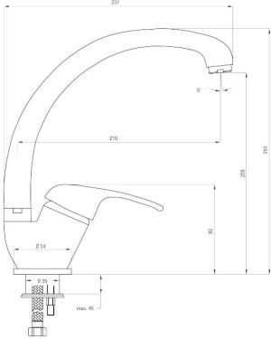 Bateria kuchenna Deante Nemezja stojąca grafit (BEN 266M) 3