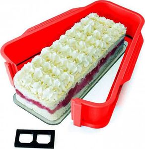 FORMA SILIKONOWA ZE SZKLANYM DNEM DO CHLEBA KEKSU 2