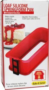 FORMA SILIKONOWA ZE SZKLANYM DNEM DO CHLEBA KEKSU 3