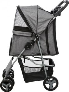 Trixie Wózek transporter psa kota do 15 kg, 4 koła, szary 6