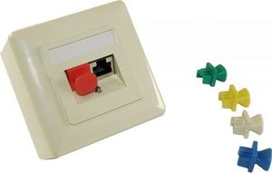 InLine InLine Osłona przeciwkurzowa do gniazda skrętki RJ45 żeńskiego - czarna 100szt. 2