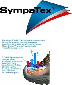 Buty trekkingowe damskie NIK Giatoma Niccoli Buty młodzieżowe NIK Giatoma Niccoli SympaTex (05-0128-02-3-12-03) 38 7