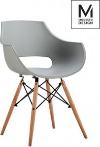Modesto Design MODESTO fotel FORO szary - podstawa bukowa 1