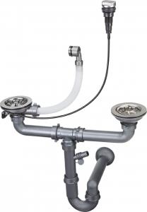 Syfon Deante Syfon rurowy podwójny 3,5" (ZXY 9942) 4