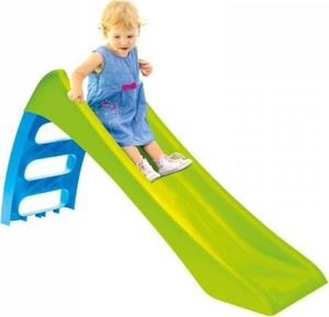Woopie Zjeżdżalnia ogrodowa dla dzieci ze ślizgiem wodnym Fun Slide zielona 116 cm 1