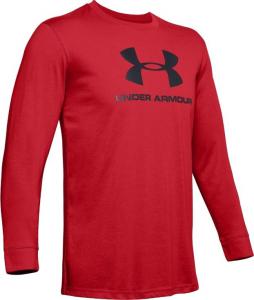 Under Armour Koszulka męska Sportstyle Logo Long Sleeve czerwona r. S (1329283-608) 1