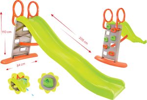 Mochtoys Zjeżdżalnia Ogrodowa ze Ścianką Wspinaczkową 2.05 m 2