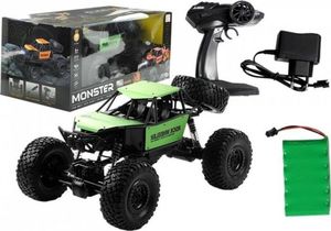 Lean Sport Auto Zdalnie Sterowane Monster Truck na resorach zielony 1