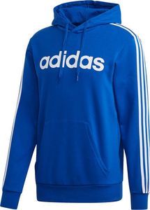 Adidas Bluza męska Essentials 3 Stripes Pullover Fleece niebieska r. M (GD5376) 1