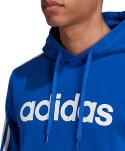 Adidas Bluza męska Essentials 3 Stripes Pullover Fleece niebieska r. M (GD5376) 2