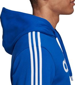 Adidas Bluza męska Essentials 3 Stripes Pullover Fleece niebieska r. M (GD5376) 5