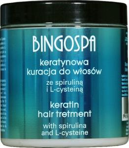 BingoSpa Keratynowa Kuracja do Włosów ze Spiruliną i L-cysteiną 250 g 1