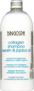 BingoSpa Szampon kolagenowy z keratyną i olejkiem jojoba 500ml 1