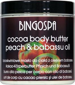 BingoSpa Cocoa Body Butter Peach with Babassu Oil 1