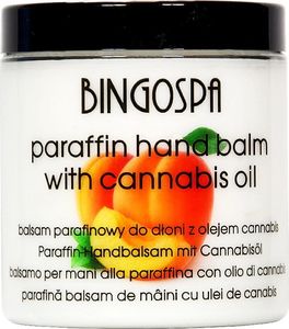 BingoSpa Balsam parafinowy do dłoni z olejem Cannabis i morelą BingoSpa 1