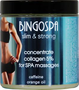 BingoSpa Koncentrat kolagen w żelu do masażu SPA z kofeiną i olejkiem pomarańczowym  slim strong (381) 1