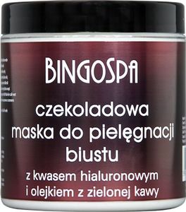 BingoSpa Czekoladowa maska do pielęgnacji biustu z kwasem hialuronowym i olejkiem z zielonej kawy BingoSpa 1