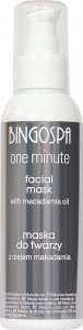 BingoSpa Maska do twarzy ze 100% olejem makadamia 1