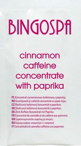 BingoSpa Koncentrat cynamonowo - kofeinowy z papryką saszetka BingoSpa 1